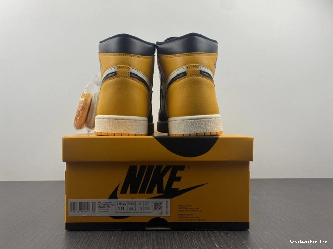 Boostmaster lin High Jordan Air 555088-711 Yellow 1 Toe OG 0823